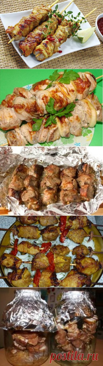 Шашлык в духовке на шпажках - рецепты приготовления / Простые рецепты