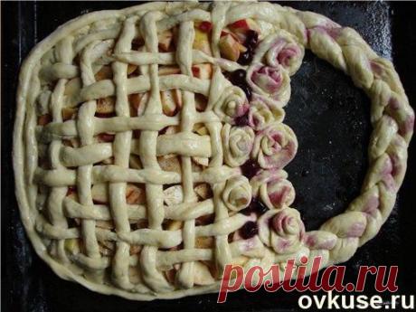 пирог Корзина с розами - Простые рецепты Овкусе.ру