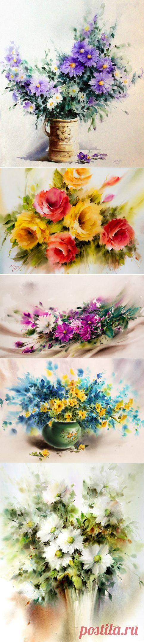 (+1) тема - Акварели художника Mohammad Yazdchi | Искусство