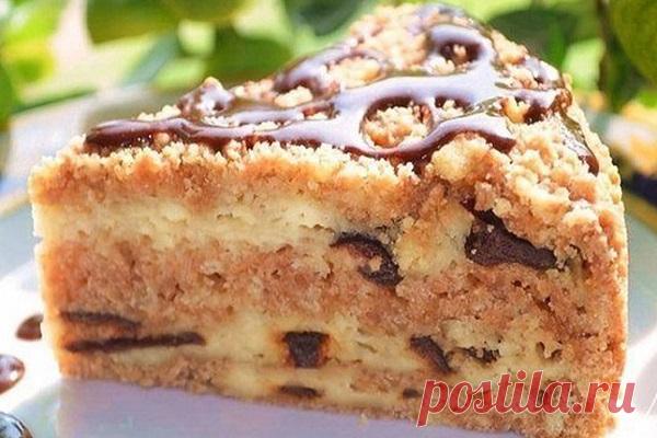 НЕЖНЕЙШИЙ ТОРТ С ТВОРОГОМ И ЧЕРНОСЛИВОМ!