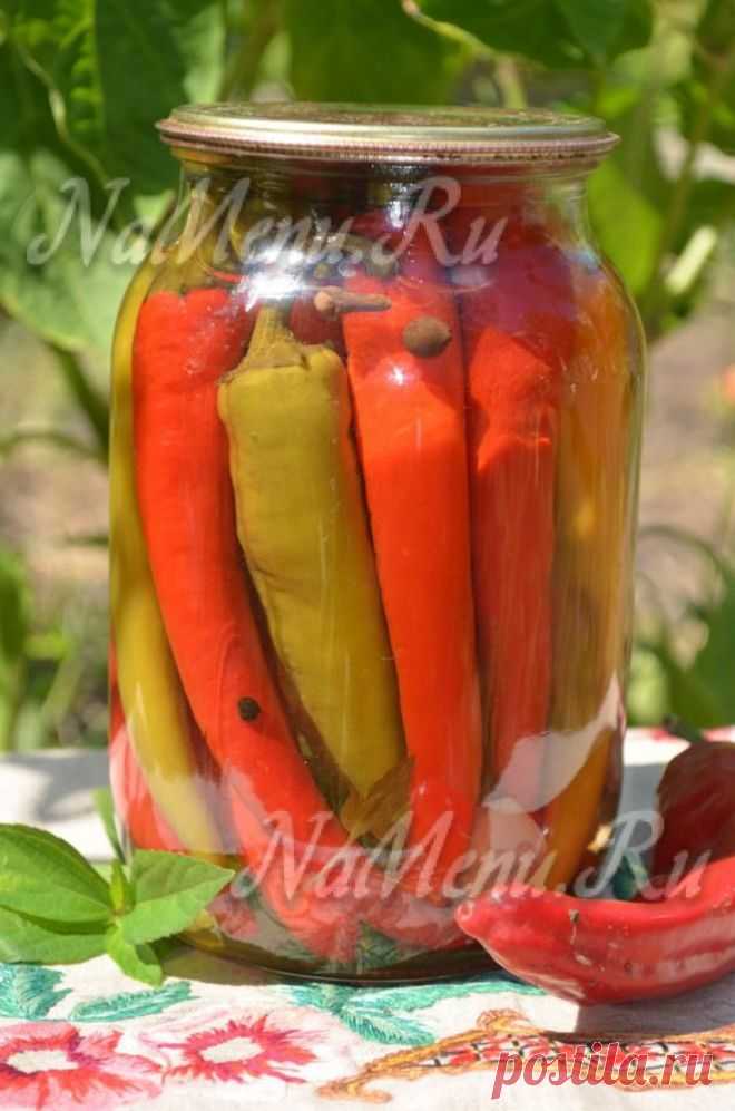 Маринованный горький перец на зиму