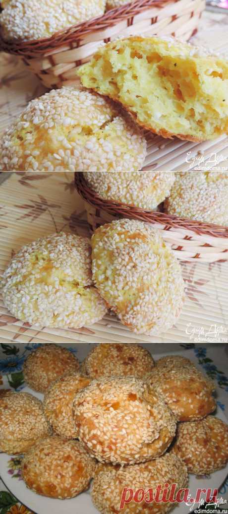 Творожно-сырные булочки (без дрожжей) | Кулинарные рецепты от «Едим дома!»