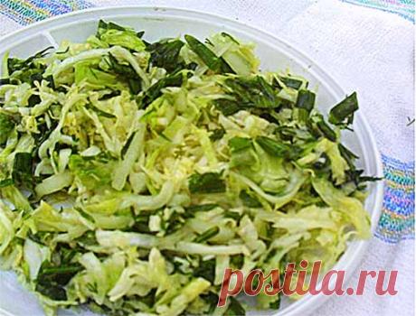 Летний салат к шашлыку