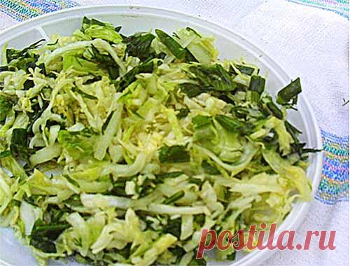 Летний салат к шашлыку