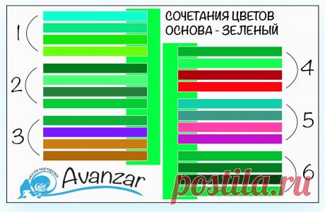 #сочетаниецветов #avanzar #ольгавлар