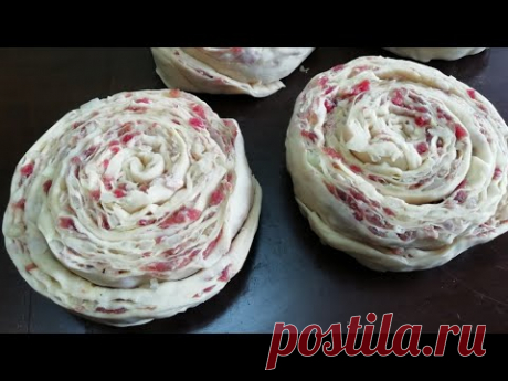 ДАЖЕ ОСТЫТЬ НЕ УСПЕЕТ! ПОТРЯСАЮЩЕЕ КАТЛАМА С МЯСОМ! ГУШТЛИ КАТЛАМА ТАЙЁРЛАШ! РЕЦЕПТЫ! UZBEK AYOLI