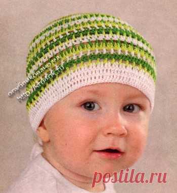 Вязаная крючком бандана для мальчика, фото модели и описание - вязание крючком на kru4ok.ru