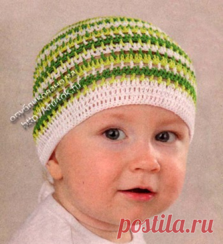 Вязаная крючком бандана для мальчика, фото модели и описание - вязание крючком на kru4ok.ru