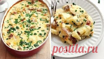 Картофель, запеченный в духовке: ваши гости пальчики оближут Запекание — один из самых полезных способов приготовления практически любой еды. Этот рецепт позволит приготовить картофель очень вкусным, сохранив все полезные витамины. Попробуйте рецепт этого прост…
