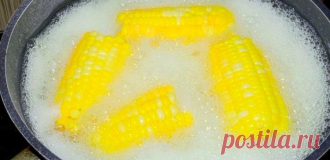 Как приготовить кукурузу нежной и сладкой