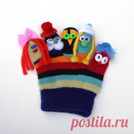 Праздник одинокой перчатки: делаем пальчиковый театр