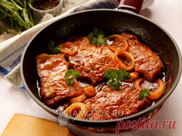 Тушеные отбивные из свинины — рецепт с фото Тушеные свиные отбивные, которые подходят к любому гарниру.