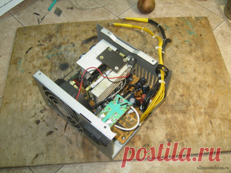 Регулируемый блок питания 30 В, 6 А из компьютерного. Переделка MICROLAB 350W Потребность в относительно мощном 30 вольт блоке питания (далее БП), побудила взяться за паяльник. Изучение опыта коллег показало – такое напряжение с потребным током вполне можно получить от стандартного компьютерного БП при не слишком глубокой его модернизации – переделке подверглась схема