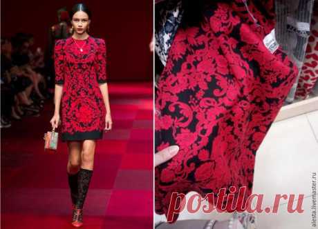 Мастер-класс: пошив платья от Dolce & Gabbana Сложность: средняя
Время работы: 1 день Материалы: основной материал, нитки, трикотажная бейкаСо слов автора. Сегодня мы сошьем платье из коллекции D&G. Так выглядит платье на подиуме. Эта модель отли...