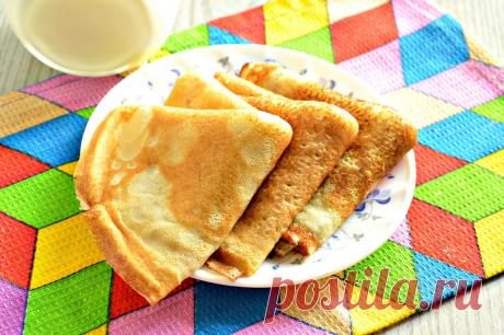 Блинчики на кокосовом молоке Блинчики на кокосовом молоке - пошаговый кулинарный рецепт приготовления с фото, шаг за шагом.