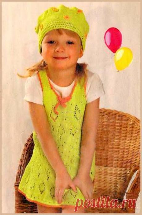 Вязание сарафанов для девочки - Вязание девочкам - Вязание для малышей - Вязание для детей. Вязание спицами, крючком для малышей