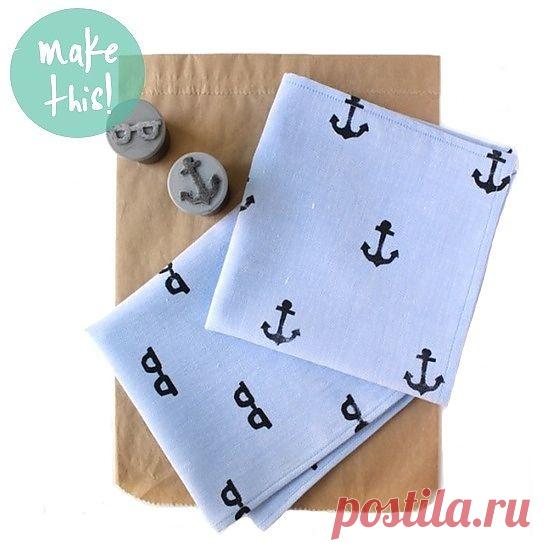 Штампуем рисунки на ткани / Материалы, техники и инструменты / Модный сайт о стильной переделке одежды и интерьера