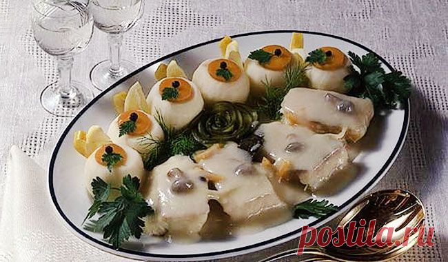 Рыба, варенная в молоке