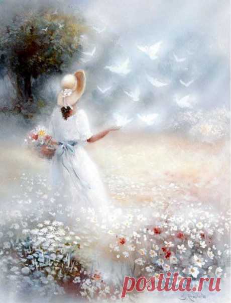 Нежные акварели Willem Haenraets