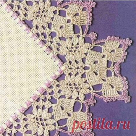 Чудесная кайма крючком