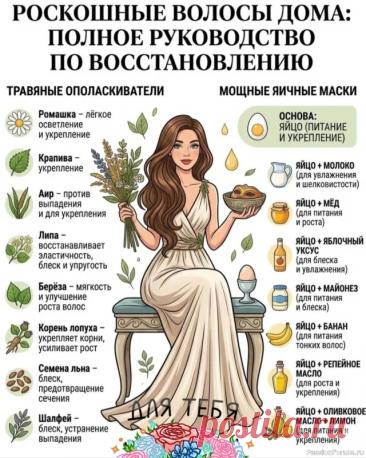 Секреты красоты. Руководство по восстановлению волос