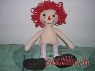 Boneca de Pano: Boneca Ruiva_corpo - passo a passo
