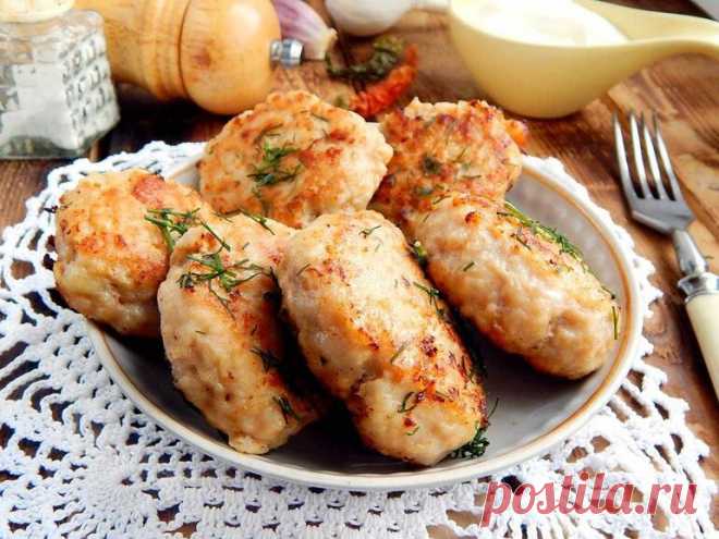 Нежные, сочные куриные котлеты в духовке