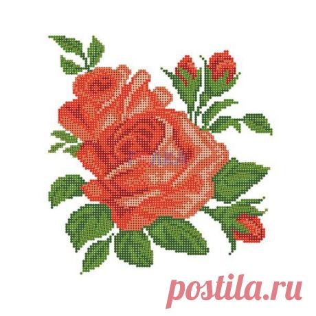 Подбрка схем для вышивки роз бисером. Схема вышивки розы | Все о рукоделии: схемы, мастер классы, идеи на сайте labhousehold.com