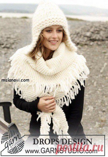 Вязаные женские шапки с ушками или завязками | Вяжем с Lana Vi