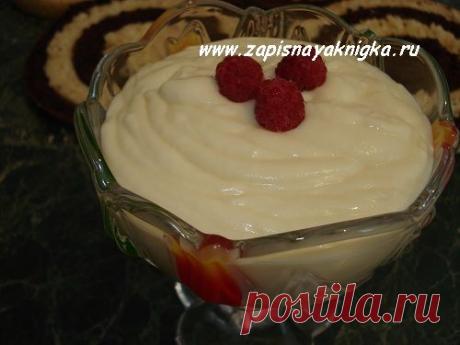 заварной сметанный крем | Записная книжка рецептов Анюты