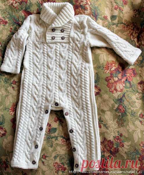 Оригинальный комбинезон с аранами от GAP. Работа Lena7777