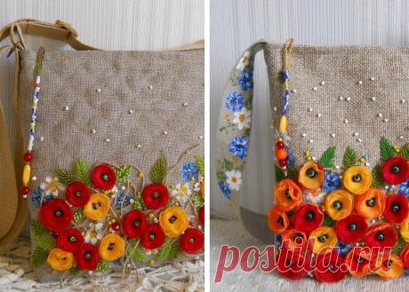 Куда пристроить кусочки органзы. Может сшить сумку-картину? В конце - мастер класс (розочка) | Подушкины секреты | Яндекс Дзен