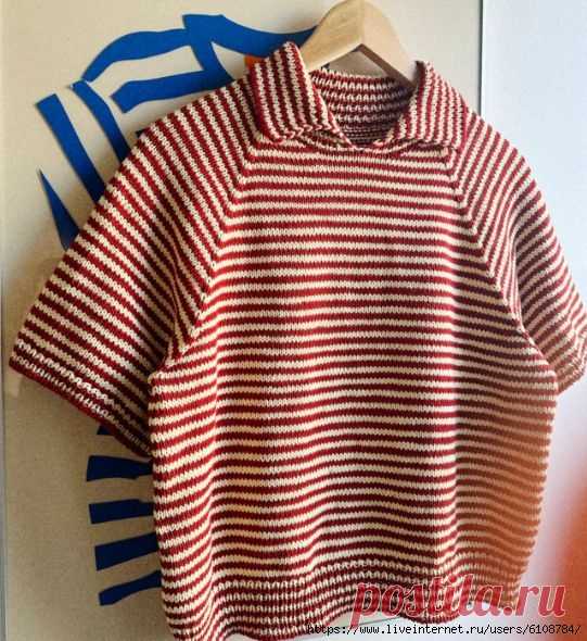 Футболка - поло Stripe Overload от Mie Firring