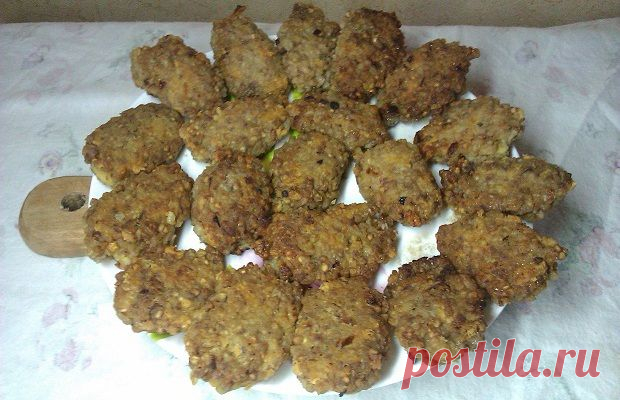 Гречневые котлеты с сыром. Пошаговый рецепт с фото