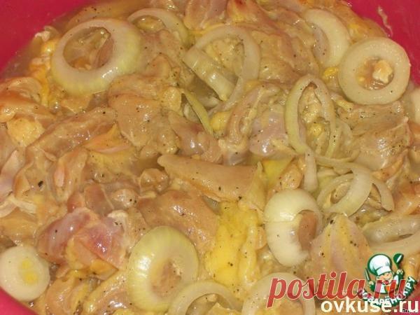 Куриный шашлык с картошкой в духовке - Простые рецепты Овкусе.ру