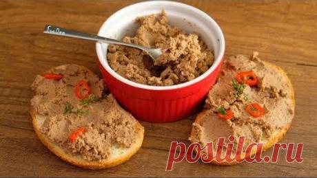 Самый простой и вкусный паштет из куриной печени ☆ Быстрый рецепт паштета из печени