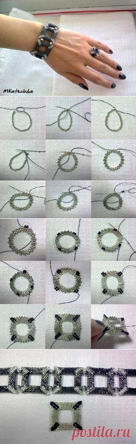 DIY Beads Tile Bracelet DIY Projects | UsefulDIY.com