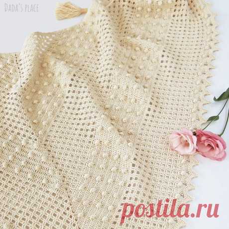 Crochet pattern: Awana Shawl