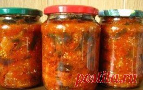 салат из баклажанов икабачков