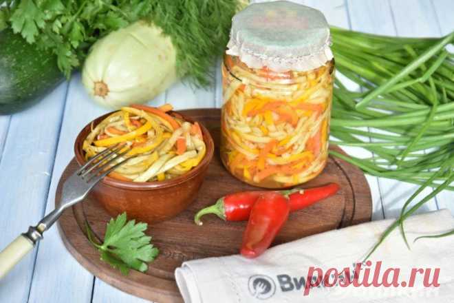 Кабачки по-корейски на зиму - самый вкусный рецепт с фото пошагово