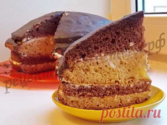 Торт День и Ночь.просто супер!!! Супер-высокий, очень красивый, а какой вкусный! Большой, пушистый, эффектный! и при этом экономный рецепт. Рекомендую