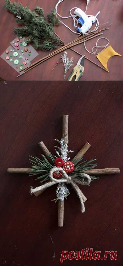 Новогодний DIY: эко-декор для стен своими руками | ШПИЛЬКИ