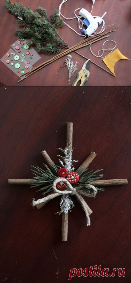 Новогодний DIY: эко-декор для стен своими руками | ШПИЛЬКИ