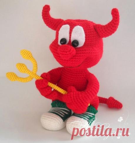 Чертёнок крючком.