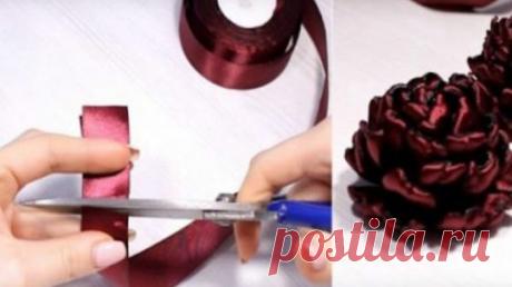 Умелая мастерица творит потрясающие изделия из атласных лент! Обязательно попробую! — Полезные советы