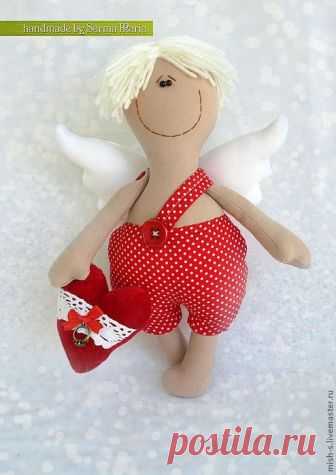 Смешные ангелочки-Валентинчики. МК и выкройка — Делаем руками