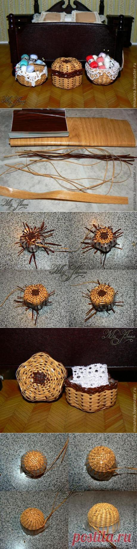 Миниатюрная корзиночка