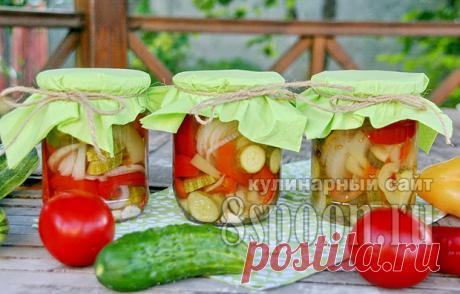 Овощное ассорти на зиму «Огород в банке» | 8 Ложек