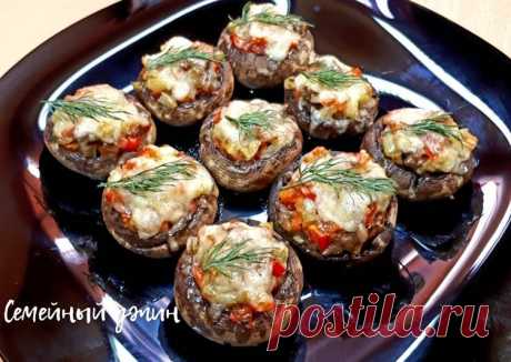 Фаршированные шампиньоны Автор рецепта Юлия Яковлева - Cookpad
