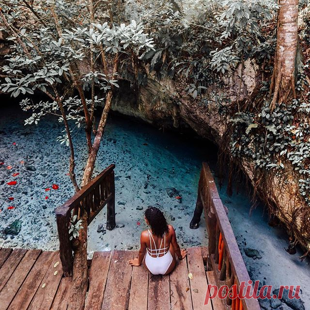 Thank you mother nature for these beautiful places 🌎
..........
This cenote called Grand Cenote is the most popular in Tulum and I can totally understand why. I was so amazed by those natural pools, crystal-clear water and we even found small turtles 😍😍🐢🐢
............
By 📸 @meryldenis